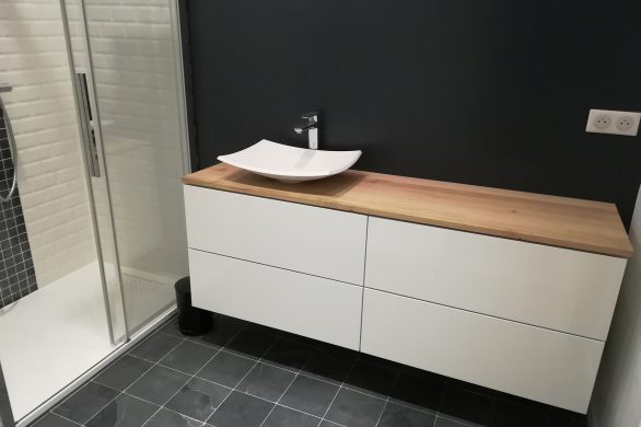 Meuble salle de bain IKEA hack